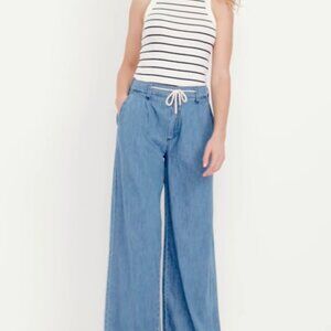 High-Waisted Super Wide-Leg Drapey Pants size 6